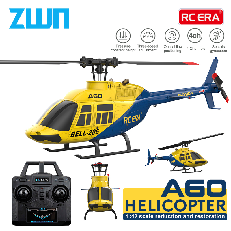 Drone Shahed Rc - A60 RC 헬리콥터 2.4G 6축 자이로스코프