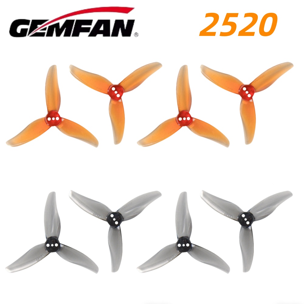 Analog Fpv Transmitter - 4쌍 Gemfan 허리케인 2520 2.5X2X3 3블레이드