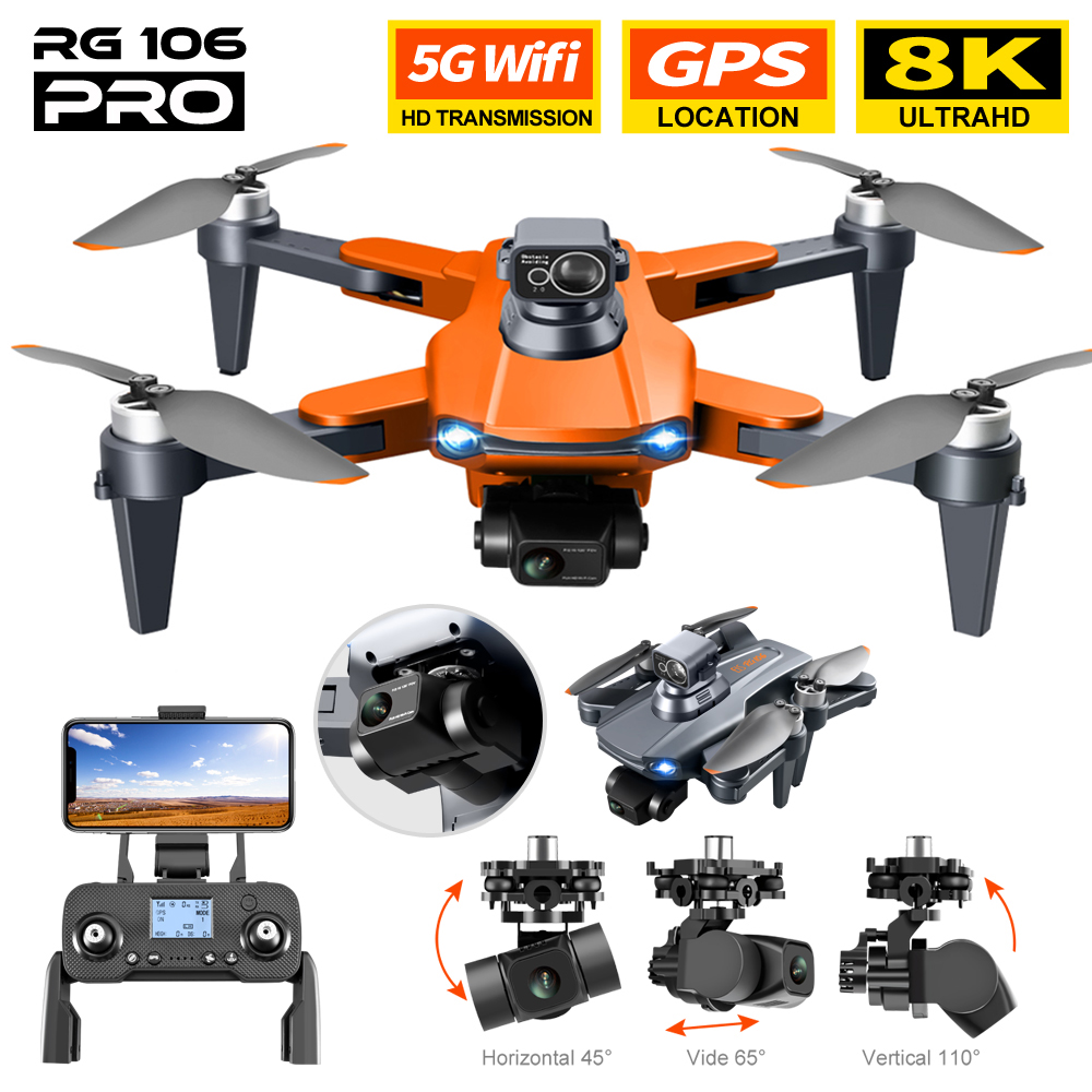 Drone Rc Fpv Manual - RG106 프로 드론 8k 듀얼 카메라