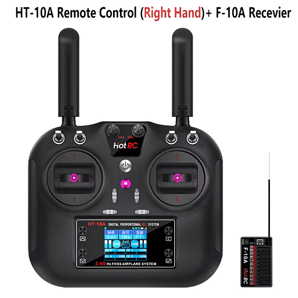 Drone Rc Boat - Hotrc HT-10A 2.4G 10CH 송신기 F10A