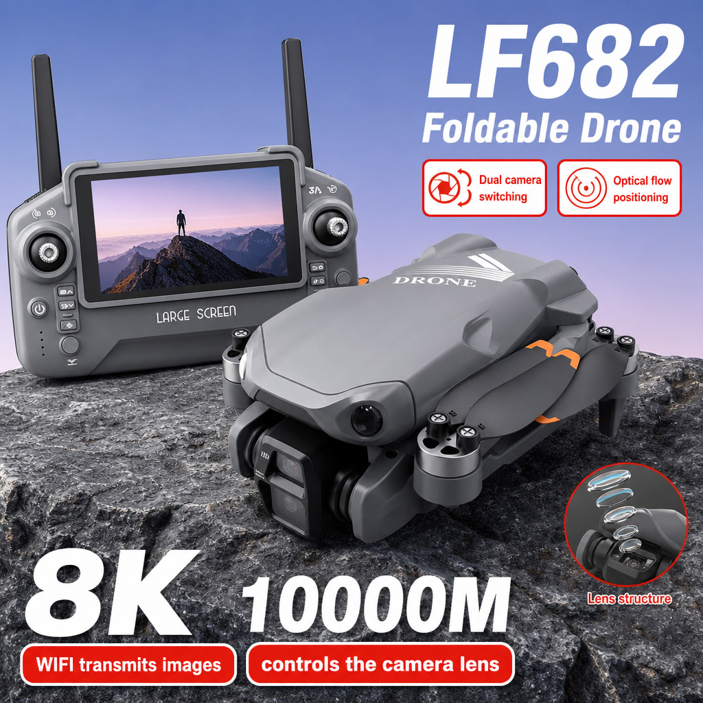 Drone Dji Rc Mini - 항공 사진 촬영 LF682 드론 8K