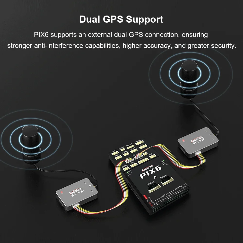 Drone Top Rc - Radiolink PIX6 오픈 소스 ArduPilot 펌웨어