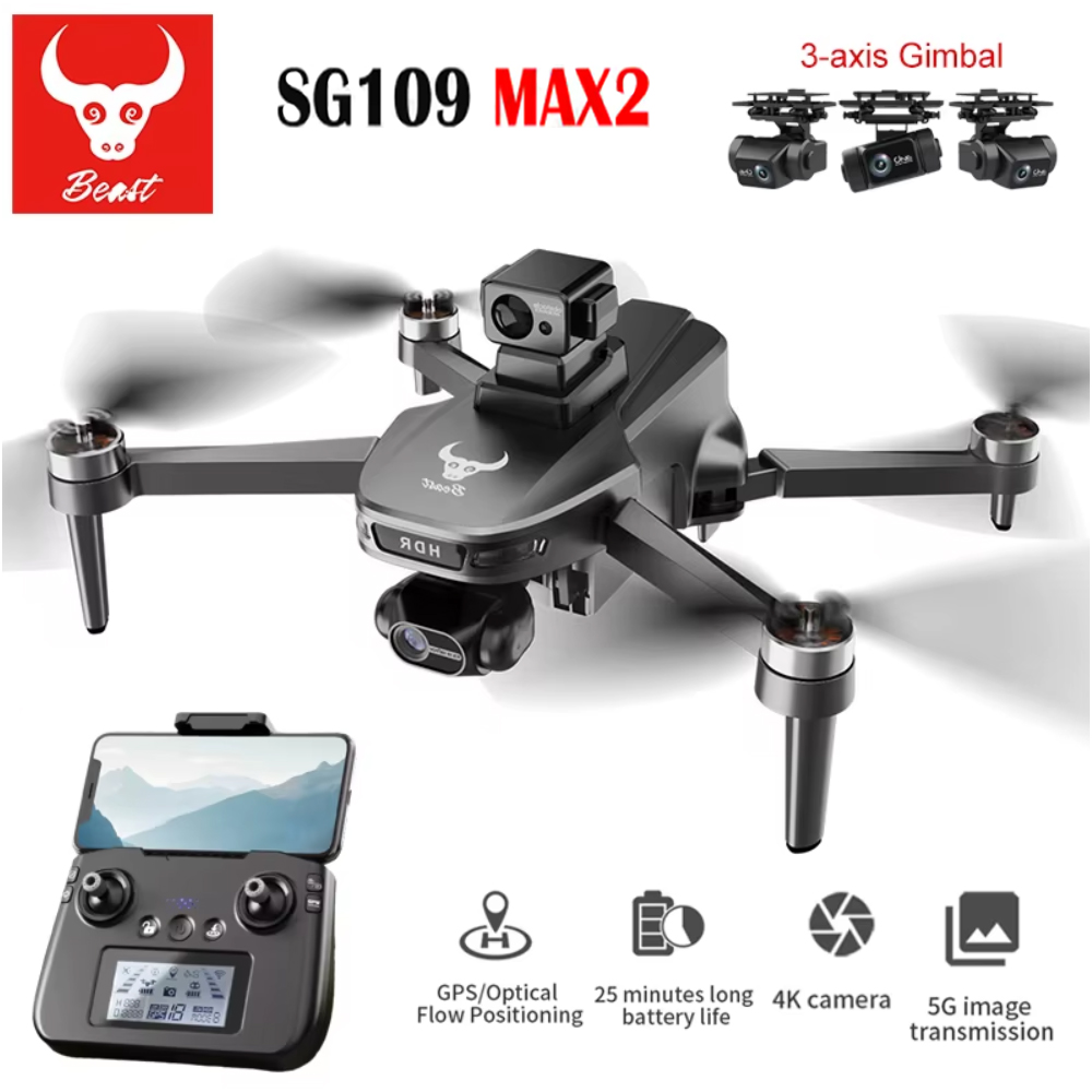 Drone App Rc Fpv - SG109 MAX2 전문 FPV 8K 카메라