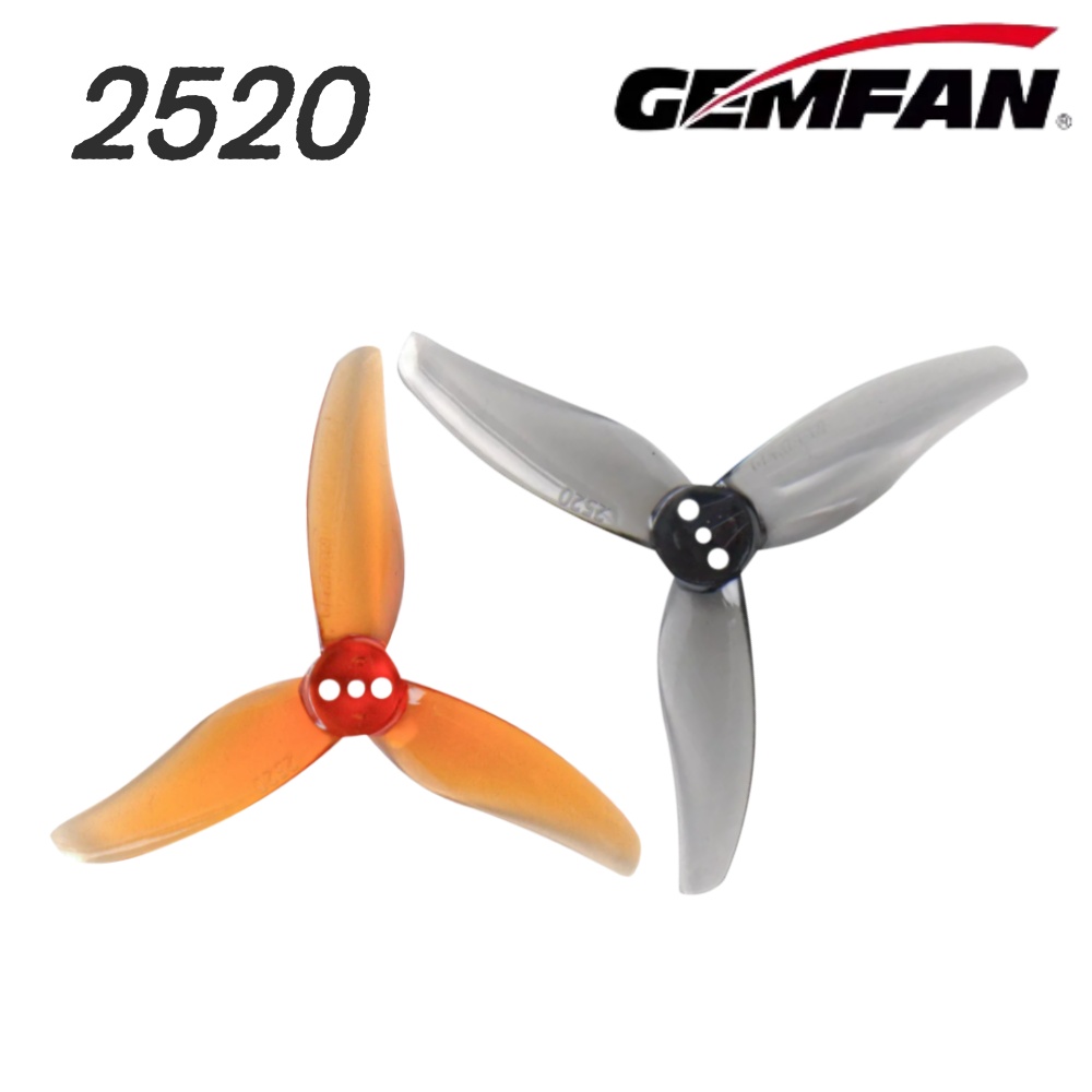 Analog Fpv Transmitter - 4쌍의 Gemfan 허리케인 2520 2.5X2X3 3-블레이드