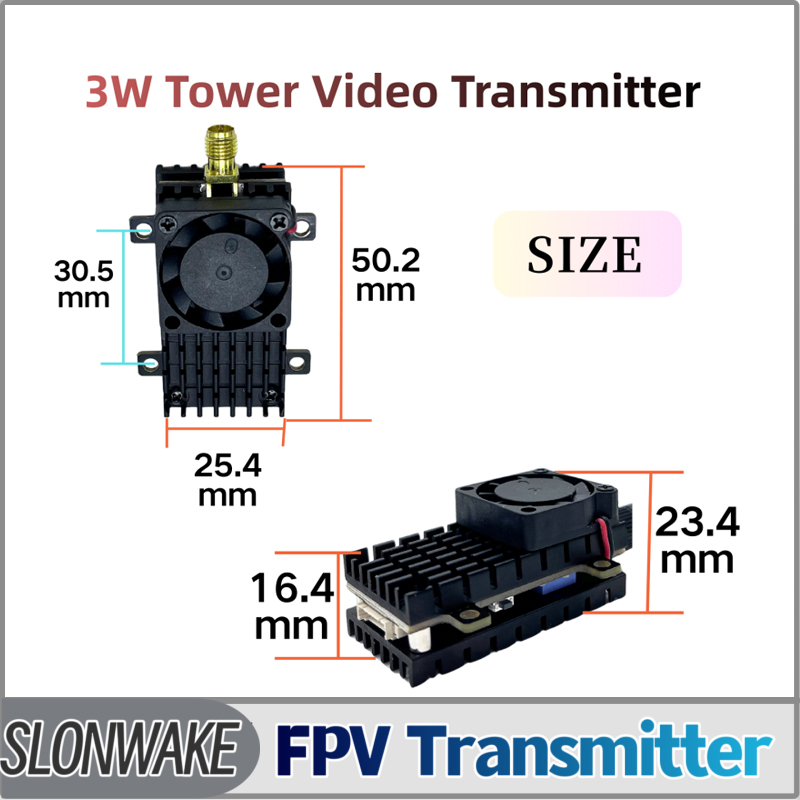Drone Rc Control - SLONWAKE 5.8G 3000mW 시뮬레이션 VTX FPV
