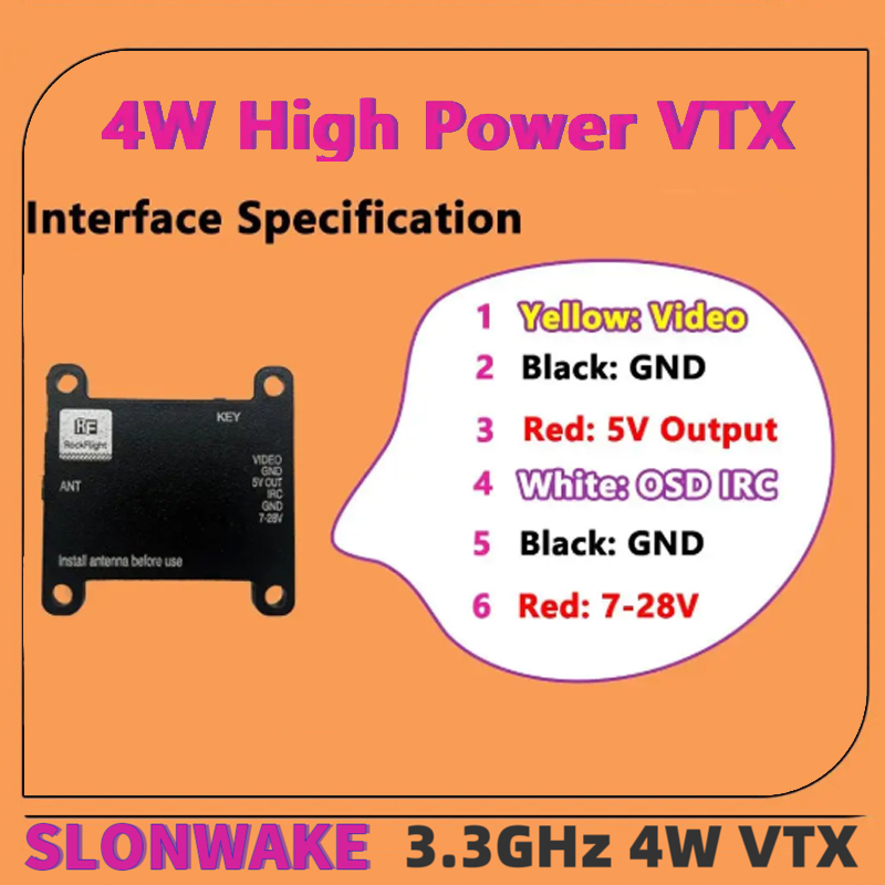 SLONWAKE FPV 3.3G 16채널 4000mW  - Drone Rc Control 리뷰 및 가격
