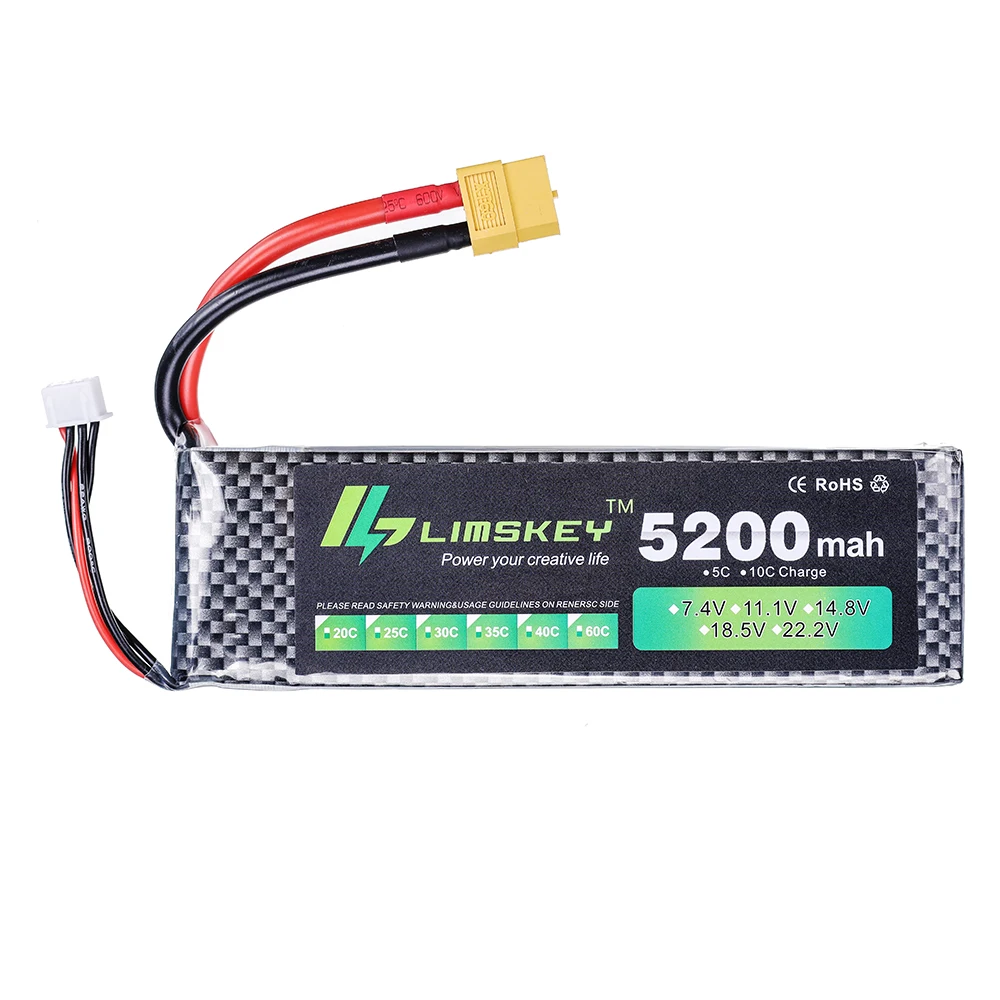 림스키 파워 배터리 7.4V 5200mAh 배터리 30 - Drone Rc Boat 리뷰 및 가격