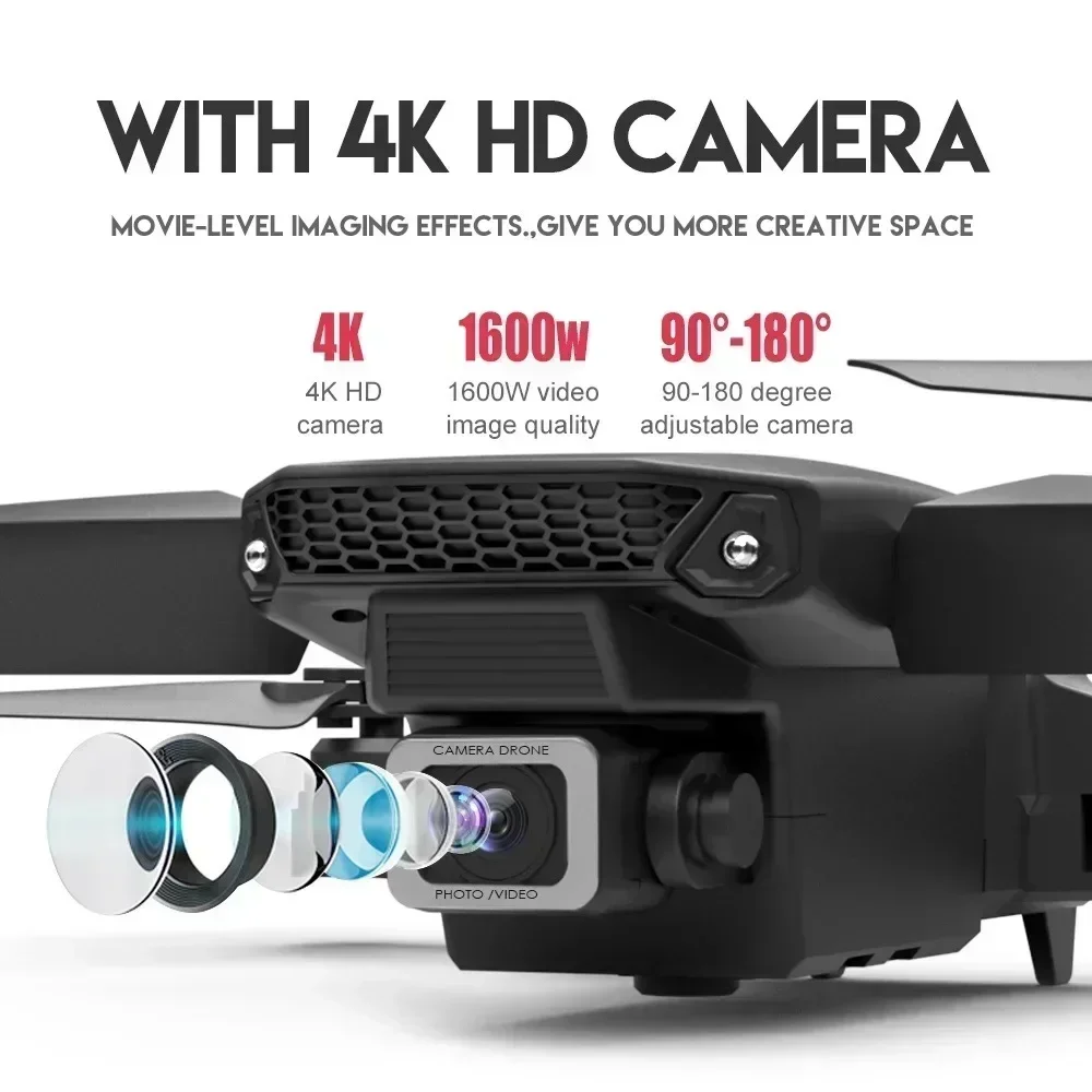 E88 Pro WiFi FPV 드론. 광각 HD 4K/ - Drone Rc E88 Pro 리뷰 및 가격