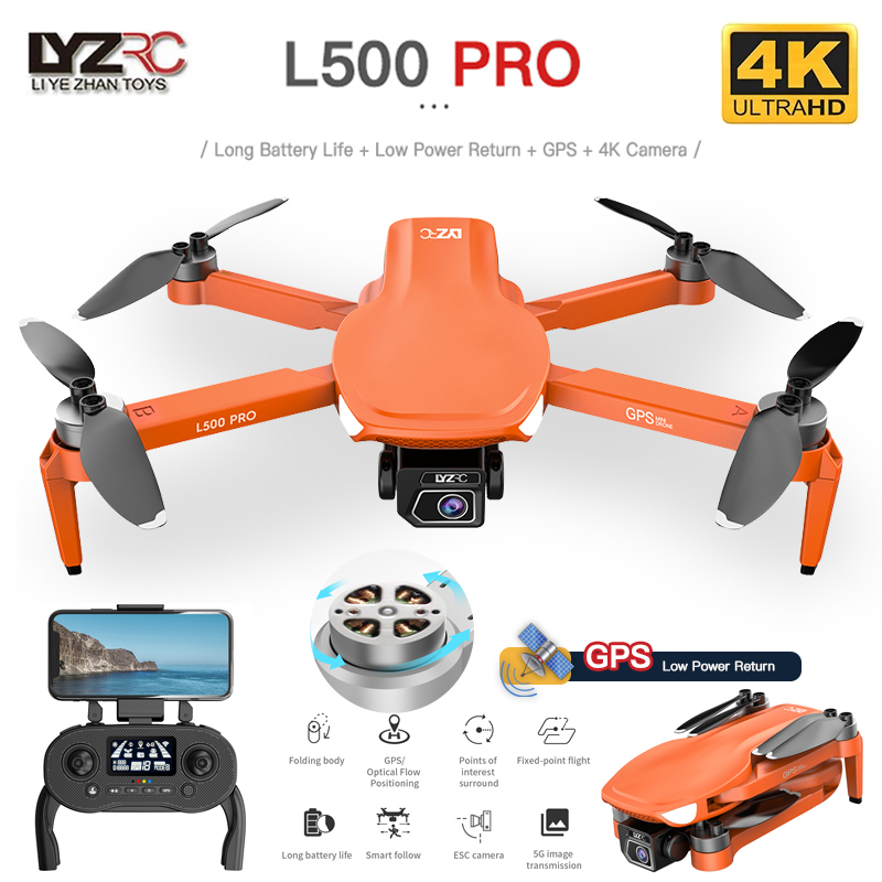 L500 PRO GPS 드론, 4K 전문 HD 듀얼 카 - Drone Rc Fpv Manual 리뷰 및 가격