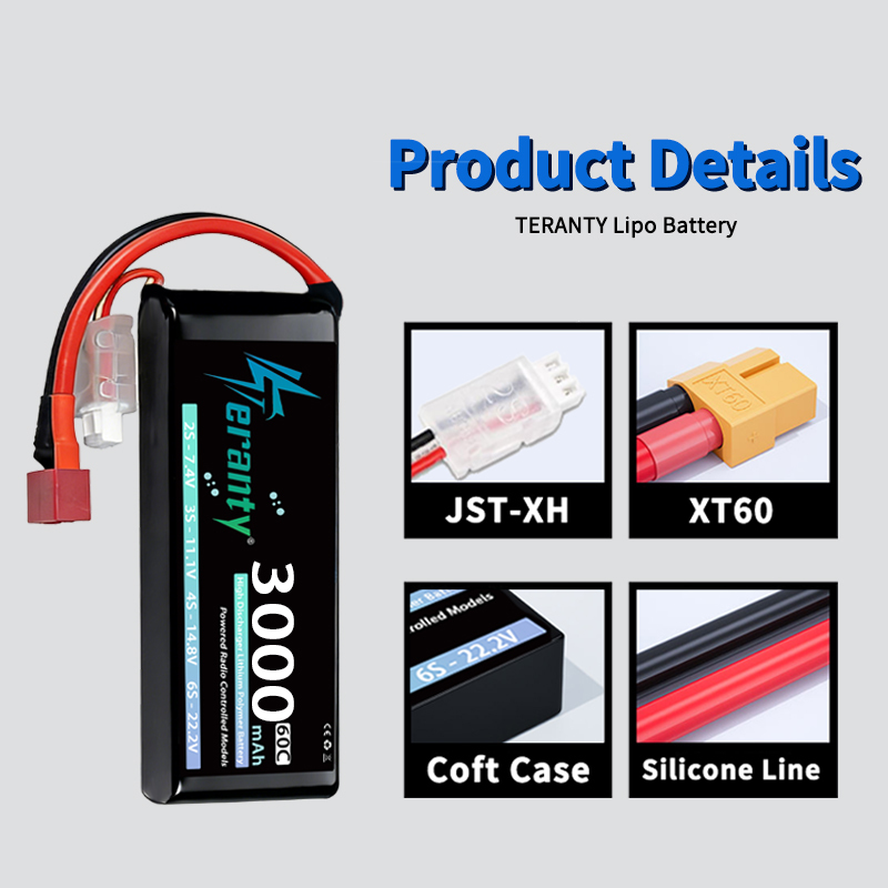테란티 2S 3000mAh 리포 배터리 7.4V 60C - Drone Rc Board 리뷰 및 가격