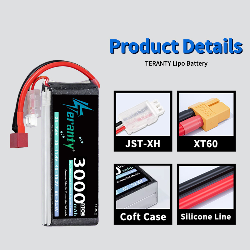 테란티 2S 3000mAh 리포 배터리 7.4V 60C - Drone Rc Board 리뷰 및 가격