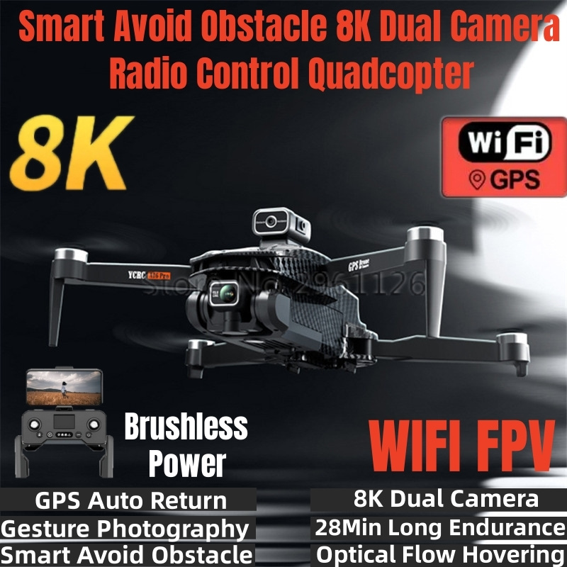 스마트 장애물 회피 RC 드론, 8K 듀얼 카메라, G - Drone Rc Fpv Manual 리뷰 및 가격