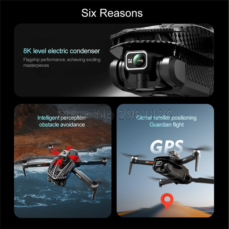 스마트 장애물 회피 RC 드론, 8K 듀얼 카메라, G - Drone Rc Fpv Manual 리뷰 및 가격