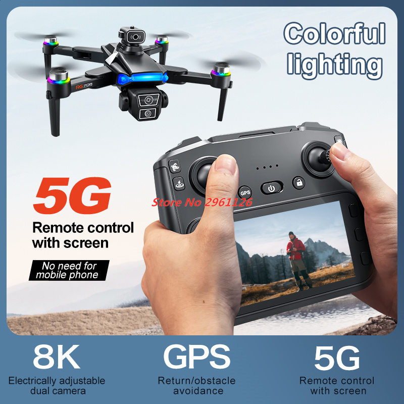 8K HD 카메라 GPS 드론 전문가용 스크린 GPS  - Drone Rc Fpv Manual 리뷰 및 가격
