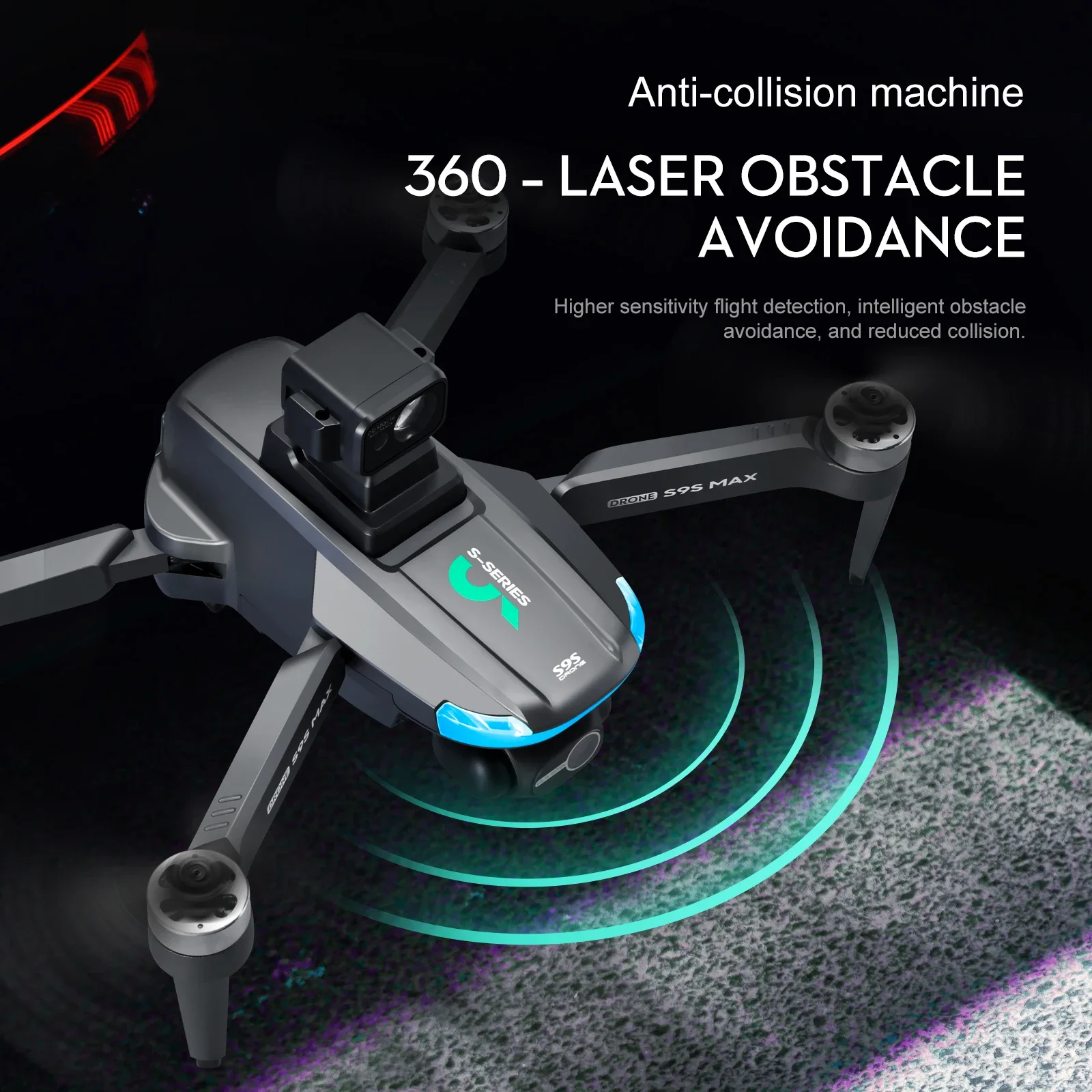 새로운 S9S MAX 미니 드론 4K 2축 PTZ HD - Drone Rc Helicopter With Camera 리뷰 및 가격