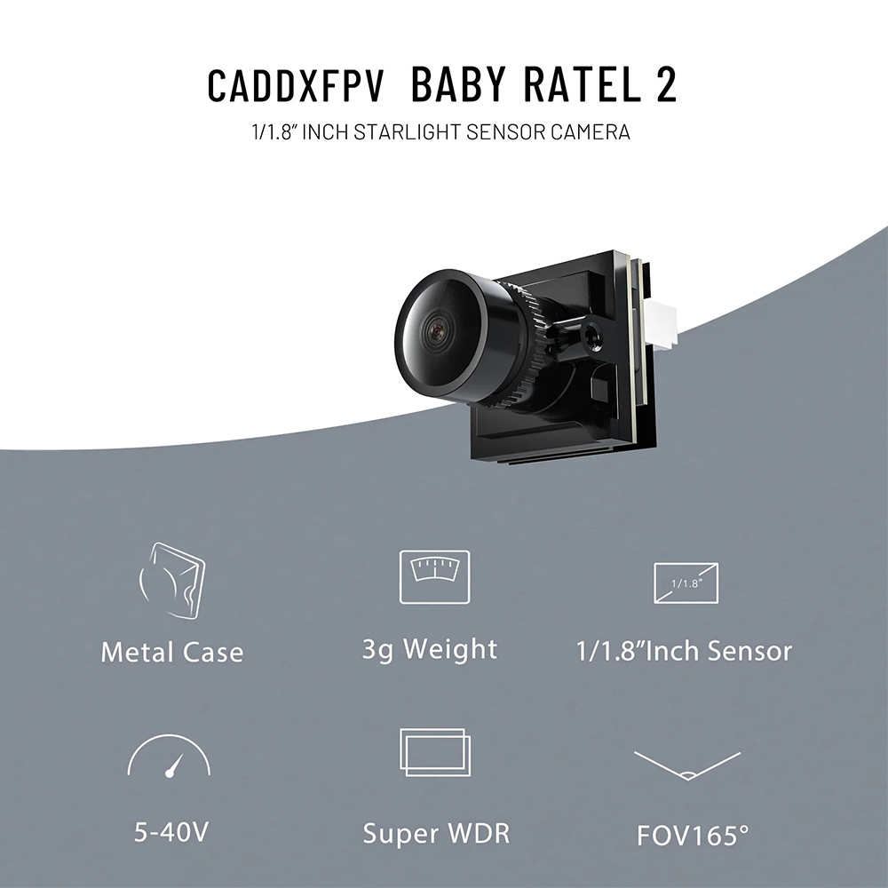 CADDX 마이크로 FPV 카메라 Ratel 2 4.5 - Drone Rc Camera 리뷰 및 가격