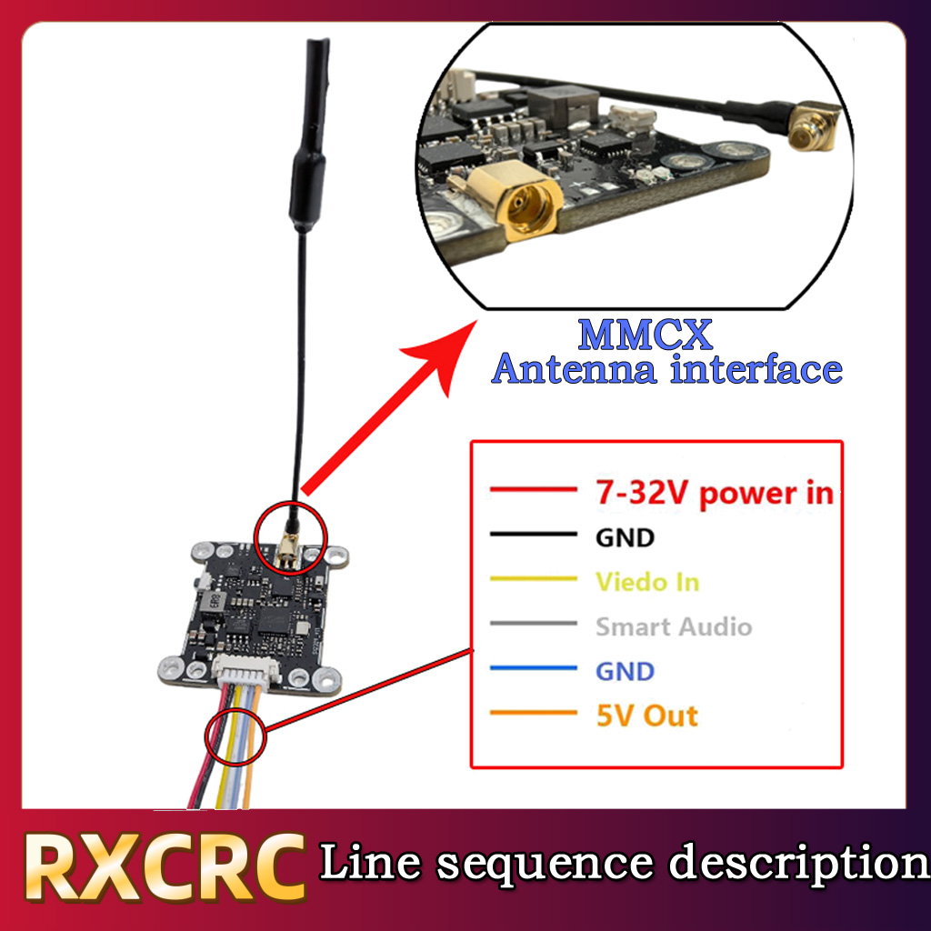 RXCRC 5.8G 모듈 48채널 1.6W VTX 더블 - Drone Rc Control 리뷰 및 가격
