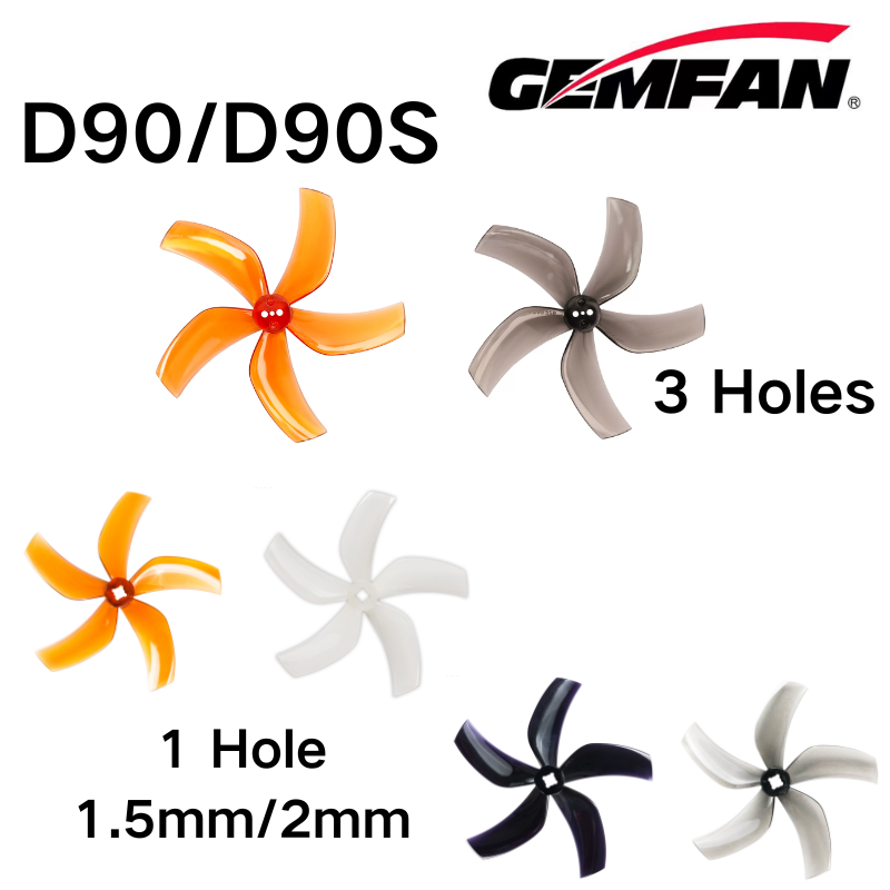 D90 5 블레이드 프로펠러 D90-5 Gemfan 소 - Micro Fpv Quad 리뷰 및 가격