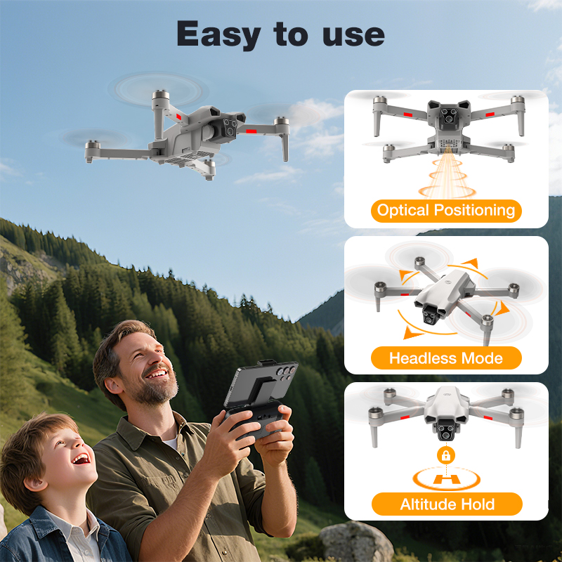 새로운 핫 L017 프로 드론 브러시리스 3D 롤 36 - Drone App Rc Fpv 리뷰 및 가격