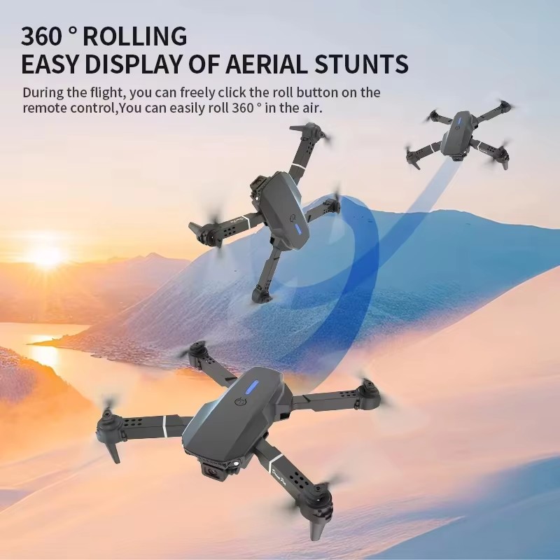 E88 Pro 새로운 업그레이드 드론 4K 듀얼 카메라 - Drone Rc E88 Pro 리뷰 및 가격
